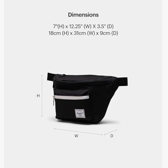 Black Hershel Fanny Pack - Picture 5 of 5